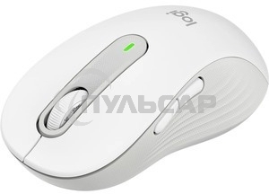 Мышь беспроводная Logitech Signature M650 L белый, 4000 dpi, радиоканал, Bluetooth, USB, кнопки - 5