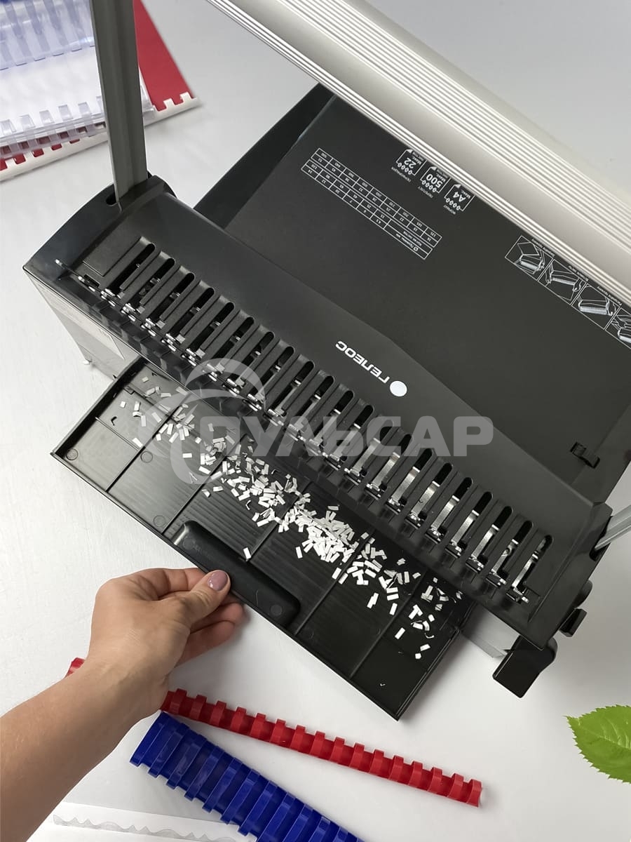 Переплетчик Heleos БП-22 A4/перф.13л.сшив/макс.500л./пластик.пруж. (6-51мм)