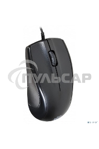 Мышь проводная Oklick 185M черный, 1200 dpi, USB, кнопки - 3