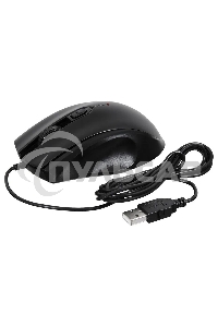 Мышь проводная Acer OMW020 черный, 1600 dpi, USB, кнопки - 4