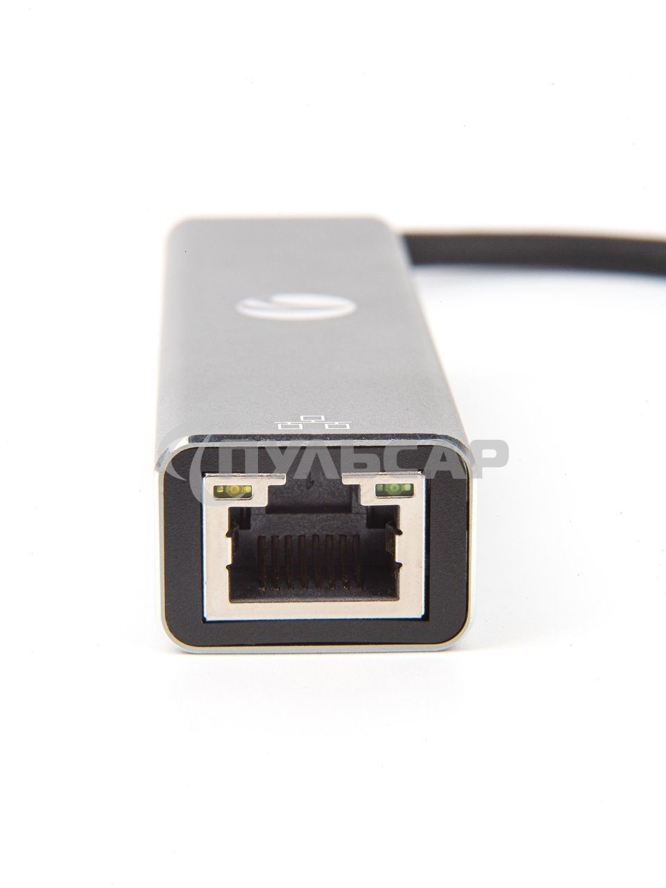 Кабель-концентратор USB 3.1 Type-Cm --> RJ-45+3port USB3.0(f) Aluminum Shell VCOM <DH311A>