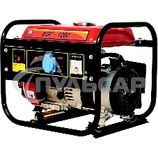 Бензогенератор КАЛИБР БЭГ-1200 1.2кВА 220В 87см3 5л 25кг Бензогенератор КАЛИБР БЭГ-1200 1.2кВА 220В 87см3 5л 25кг