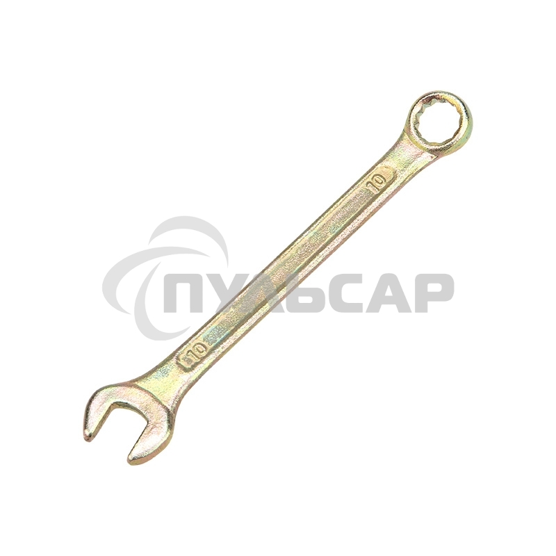 Ключ комбинированный Rexant 10 мм, желтый цинк