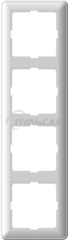 Рамка 4-м W59 бел. SchE KD-4-18 (КД-4-18)