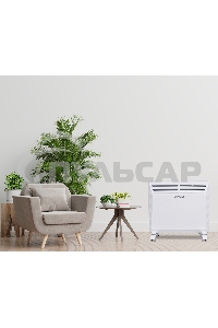 Конвектор Starwind SHV5010, белый, 1000 Вт, 15 м2, термостат, 1 режим мощности