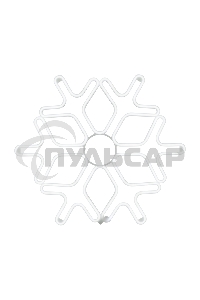 Фигура Neon-night Снежинка из гибкого неона, 60х60 см, цвет свечения синий