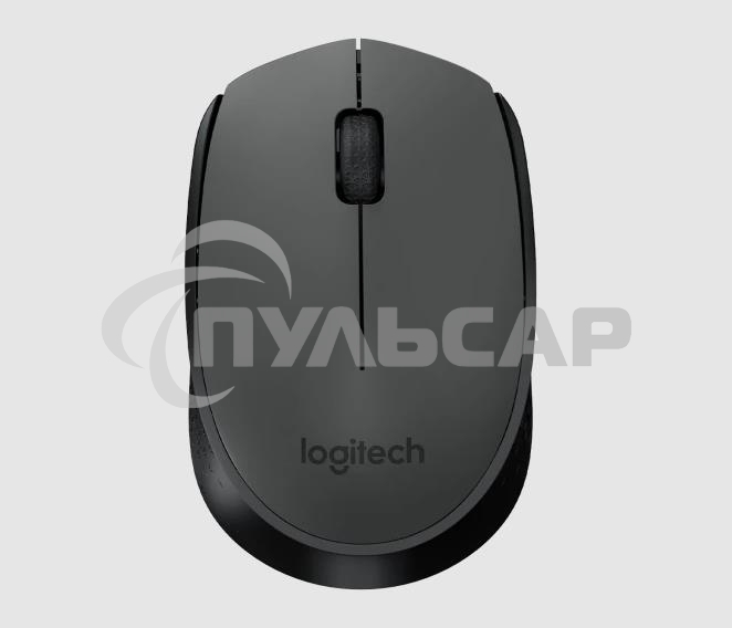Мышь беспроводная Logitech M171 черный/серый, 1000 dpi, радиоканал, USB, кнопки - 3