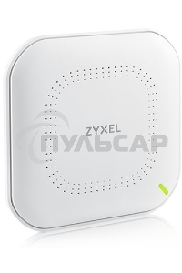 Точка доступа Zyxel NebulaFlex NWA50AX PRO, WiFi 6, 802.11a/b/g/n/ac/ax (2,4 и 5 ГГц), MU-MIMO, антенны 3x3, до 575+2400 Мбит/с, 1xLAN 2.5GE, PoE, без поддержки Captive portal и WPA-Enterprise, защита от 4G/5G, БП в комплекте
