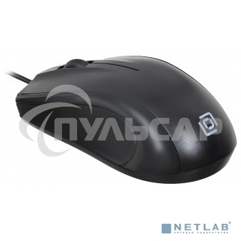 Мышь проводная Oklick 185M черный, 1200 dpi, USB, кнопки - 3