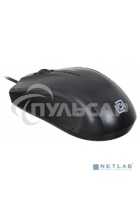 Мышь проводная Oklick 185M черный, 1200 dpi, USB, кнопки - 3