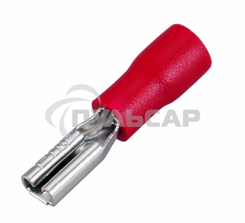 Клемма плоская Rexant, изолированная гнездо - 3.8 мм, 0.5-1.5 мм², (РПи-м 1.5-(2.8) / РПИм 1,25-250 / FDD1.25-110(5)), в упак. 10 шт.