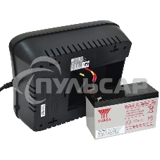 Источник бесперебойного питания Powercom Back-UPS SPIDER, Line-Interactive, LCD, AVR, 1100VA/605W, Schuko, USB, черный (1452054)