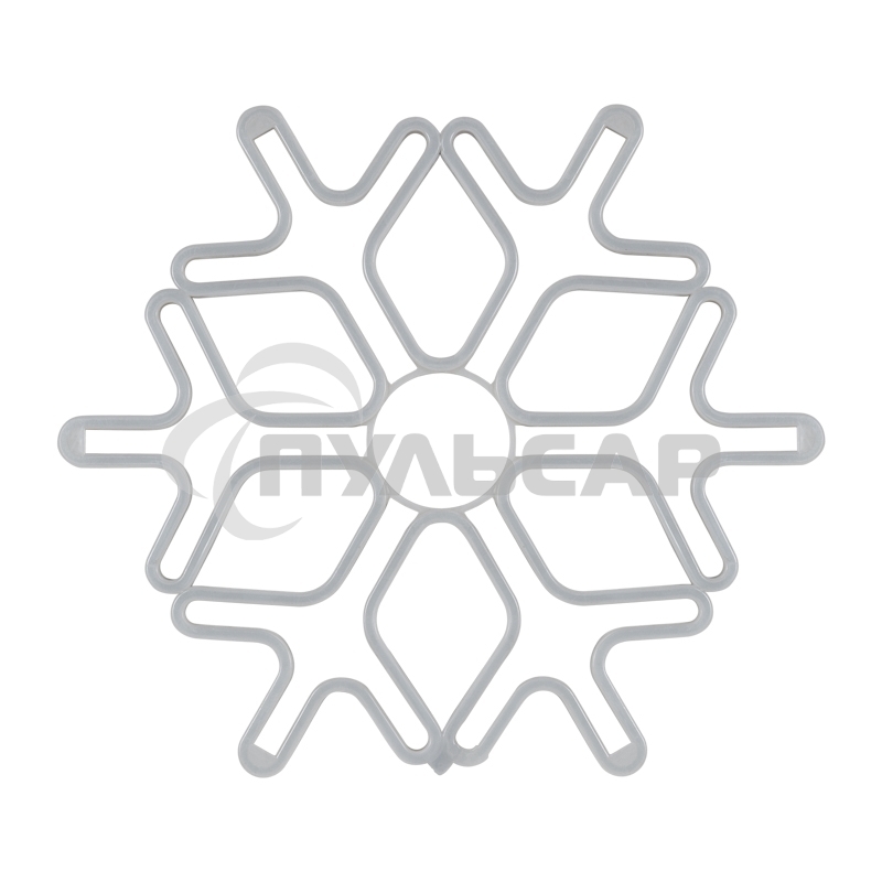 Фигура Neon-night Снежинка из гибкого неона, 60х60 см, цвет свечения синий