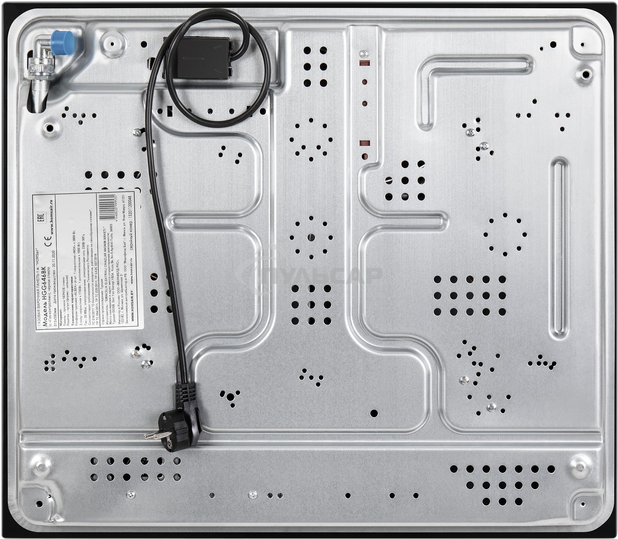 Газовая варочная панель HOMSair HGG646BK