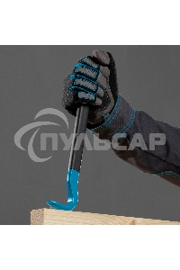 Лом-гвоздодер, обрезиненная рукоятка, 300x22x14мм Gross