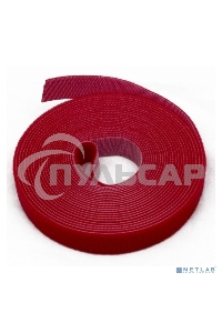 Лента (липучка) Hyperline WASNR-5x9-RD в рулоне, ширина 9 мм, длина 5 м, красная