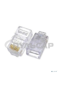 Разъем RJ-45 UTP для кабеля кат.5Е, 8P8C Разъем RJ-45 UTP для кабеля кат.5Е, 8P8C