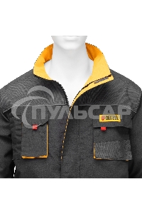 Куртка профессиональная рабочая, 65% полиэстер 35% хлопок, XXL Denzel