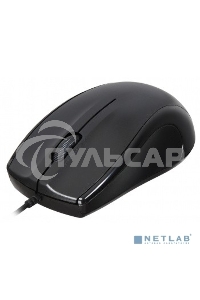 Мышь проводная Oklick 185M черный, 1200 dpi, USB, кнопки - 3