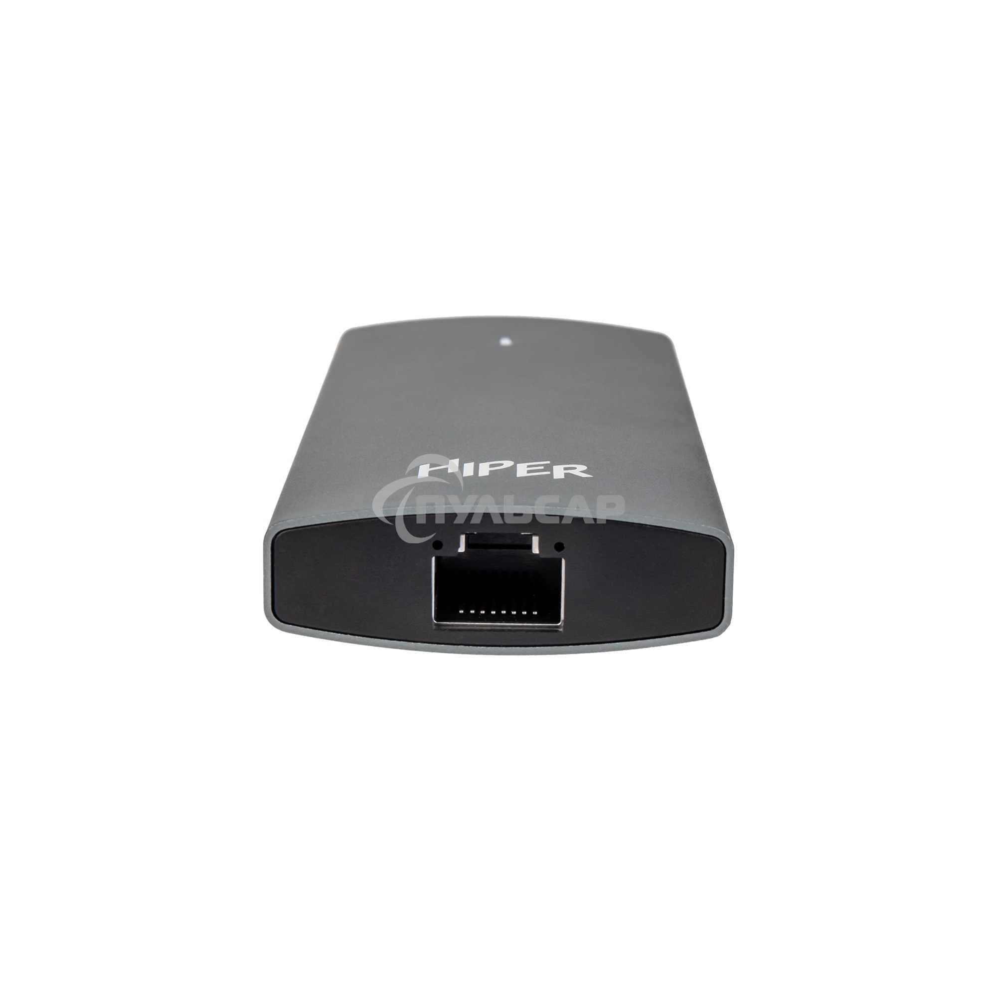 Док-станция HIPER Docking station USB-C HUB 6in1 (1*USB-C 100W PD, 1*HDMI 4K@60Hz, 2*USB-A 3.0 (5Gbps data), 1*USB-C 3.0 (5Gbps data), 1*RJ45 Gb)