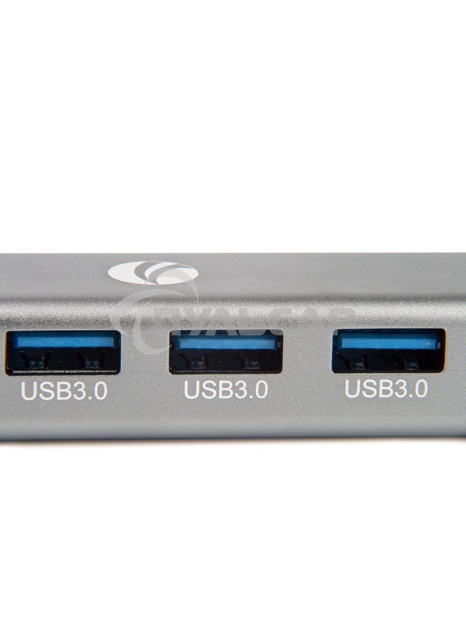 Кабель-концентратор USB 3.1 Type-Cm --> RJ-45+3port USB3.0(f) Aluminum Shell VCOM <DH311A>
