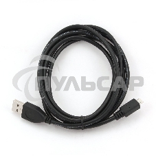 Кабель USB2.0 Pro Cablexpert CCP-mUSB2-AMBM-10, AM/microBM 5P, 3м, экран, черный, пакет