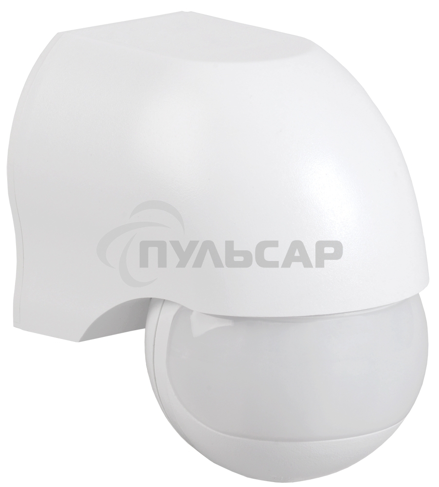 Детектор движения ДД 010 1100Вт угол. обз. 180град. IP44 бел. ИЭК LDD10-010-1100-001
