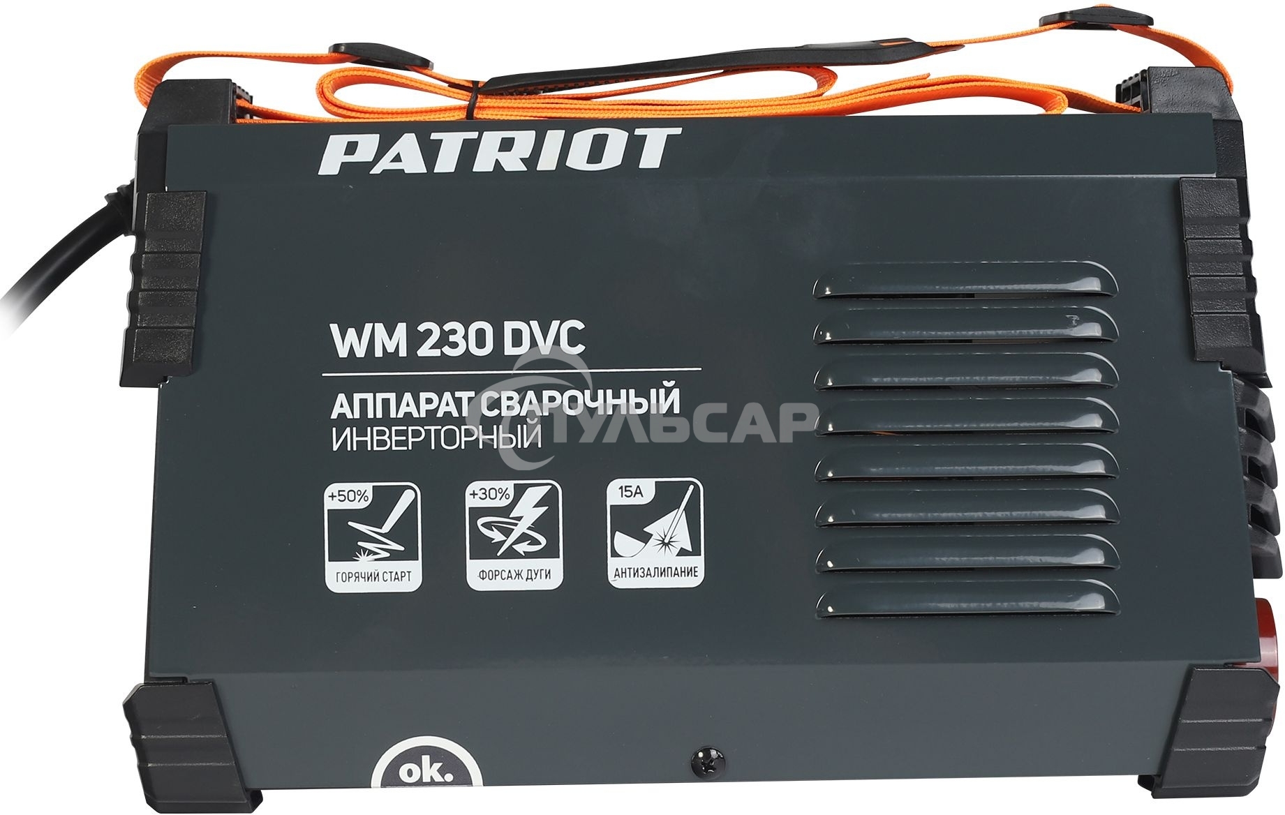 Сварочный аппарат Patriot WM230DVC инвертор ММА 10.7кВт (кейс в комплекте)
