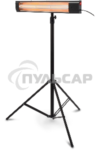 Обогреватель инфракрасный Starwind SHIRC-1010, черный, кварцевый, 1000 Вт, 18 м2