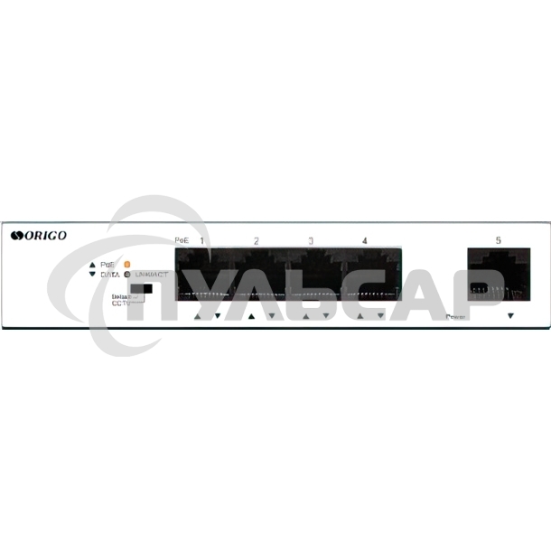 Коммутатор Unmanaged Switch 4x1000Base-T PoE, 1x1000Base-T, PoE Budget 60W, Long-range PoE up to 250m, metal case