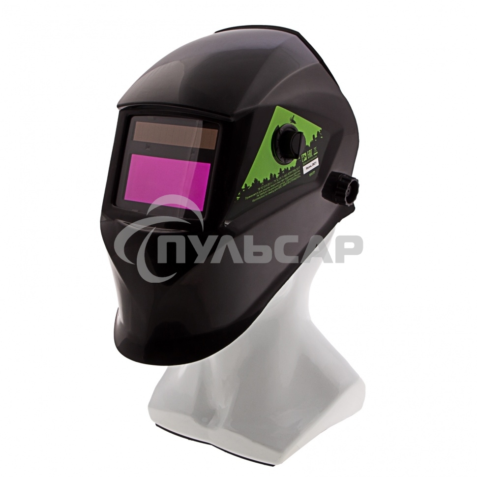 Щиток защитный Сибртех лицевой маска сварщика с автозатемнением Ф5, коробка 89177