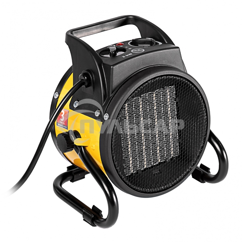 Тепловая пушка керамический нагреватель (тепловентилятор) Denzel DHC 2-100, 230В, 0,025/1/2 кВт