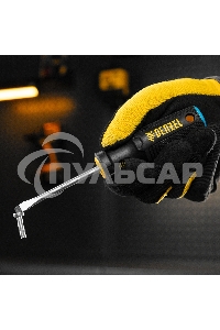 Отвертка, SL5x75 мм, S2, 3к рукоятка Denzel