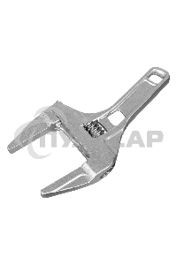 Ключ разводной 205 мм, алюминиевый Denzel