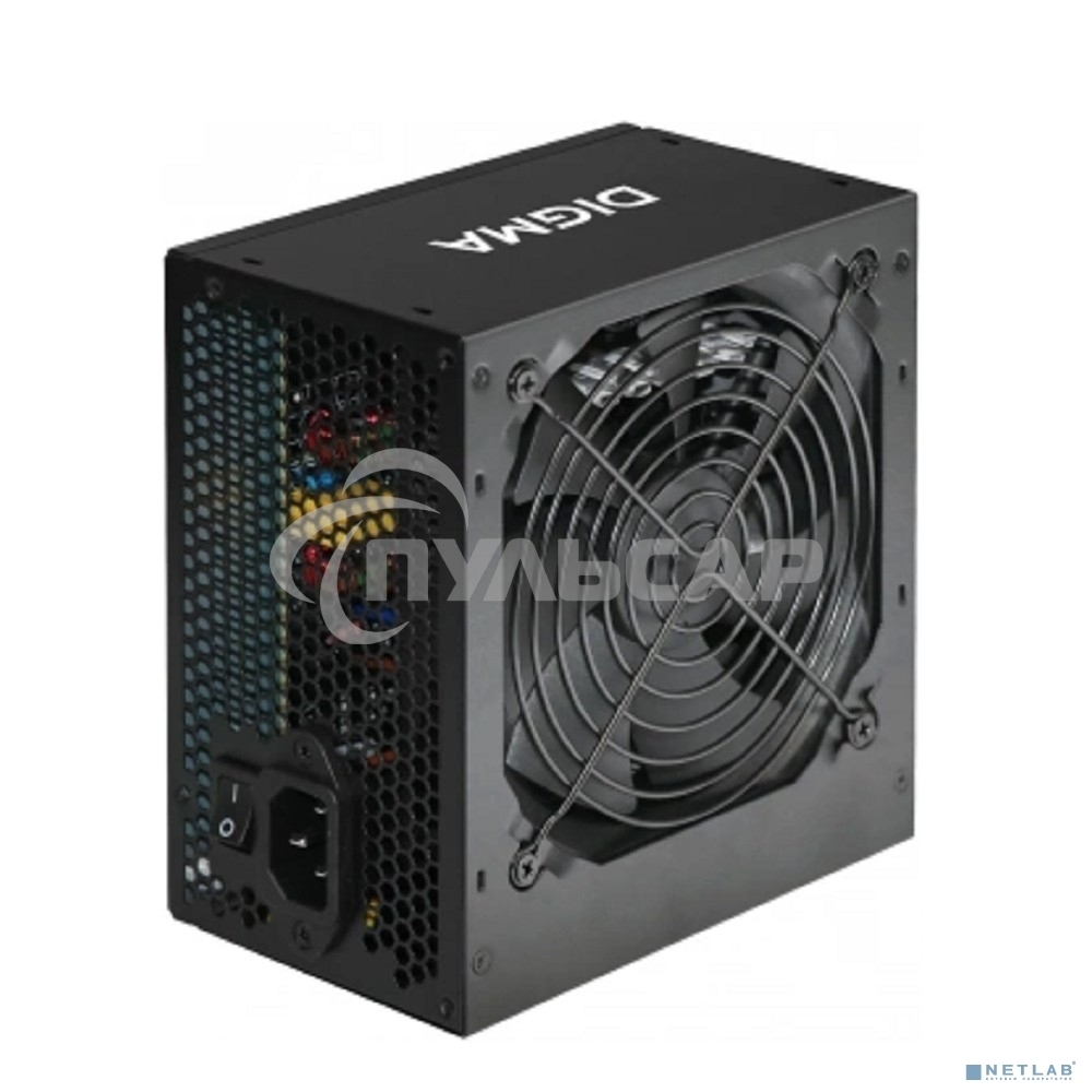 Блок питания Digma DPSU-450W RTL, 450Вт, 120мм, черный