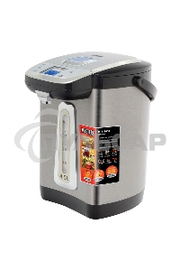 Термопот Mystery MTP-2450 4.5л. 700Вт серебристый/черный