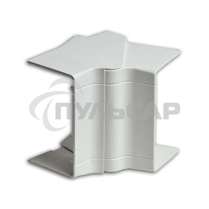 Угол внутренний 100х60/40 разводной бел. Рувинил УВН-100х60