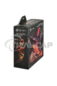 Гарнитура Oklick HS-L390G DRAGON black/red 1.8m (JD-728S)