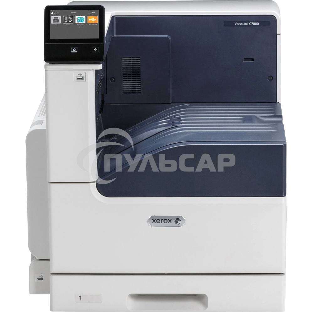 Принтер лазерный Xerox VersaLink C7000DN (VLC7000DN#), A3, цветной, печ. до 35 стр/мин. (А4) до 19 стр/мин. (А3), 1200 x 2400 dpi, RJ-45, NFC, Air Print