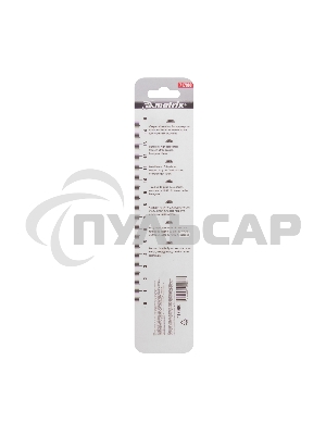 Сверло по металлу Matrix, 12 мм, HSS, нитридтитановое покрытие, цилиндрический хвостовик