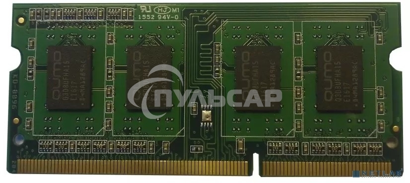 Оперативная память QUMO QUM4S-16G2666P19, DDR4, 16Gb (1x16 Gb), 2666 MHz, CL19, SO-DIMM