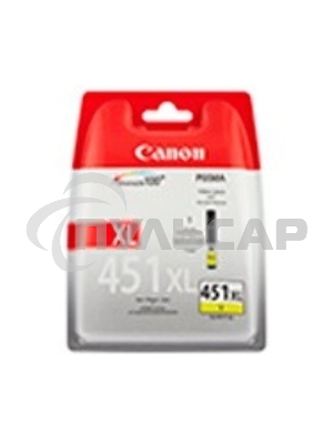 Картридж струйный CLI-451Y (6526B001) для Canon PIXMA iP7240/MG6340/MG5440, Желтый(Yellow), 344стр.
