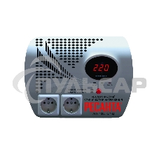 Стабилизаторы напряжения Ресанта АСН-1 000 Н2/1-Ц 63/6/13 Стабилизатор 2 роз, 220В±8%, Габариты 260х200х110, Вес 3,7кг