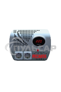 Стабилизаторы напряжения Ресанта АСН-1 000 Н2/1-Ц 63/6/13 Стабилизатор 2 роз, 220В±8%, Габариты 260х200х110, Вес 3,7кг