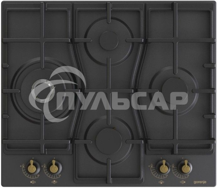 Газовая варочная панель Gorenje GW6D42CLB черный