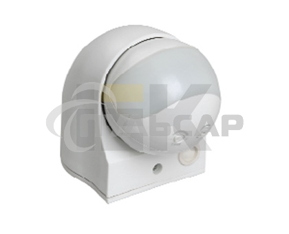 Детектор движения ДД 010 1100Вт угол. обз. 180град. IP44 бел. ИЭК LDD10-010-1100-001