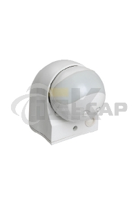 Детектор движения ДД 010 1100Вт угол. обз. 180град. IP44 бел. ИЭК LDD10-010-1100-001