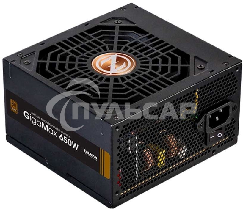 Блок питания Zalman ZM650-GVII Retail, 650Вт, 80 PLUS Bronze, 120мм, черный