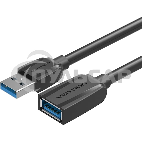 Кабель-удлинитель Vention USB 3.0 AM/AF - 1.5м Black Edition