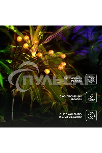 Светильник грунтовый Rexant Лалели, 3000К, встроенный аккумулятор, солнечная панель, коллекция Стамбул